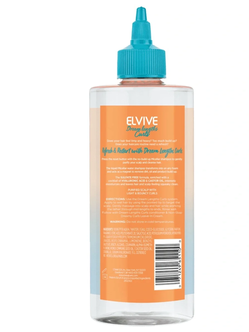 L’ORÉAL Elvive Dream Lengths Curls No Build-Up Micellar Shampoo